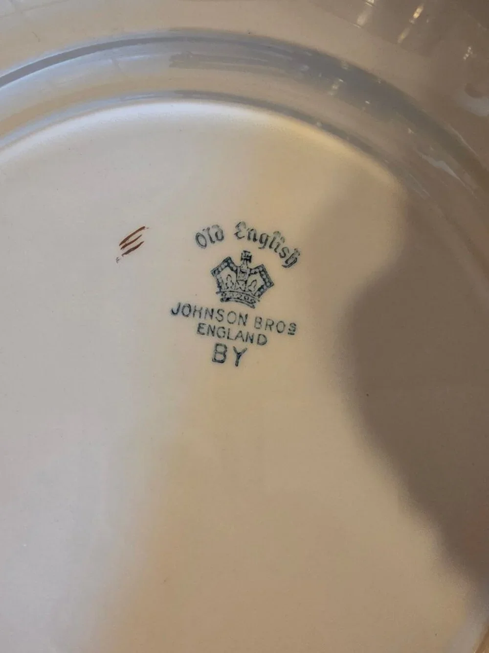 JOHNSON BROS BELFORD OLD ENGLISH~FLOWERS~GOLD~DINNER PLATE